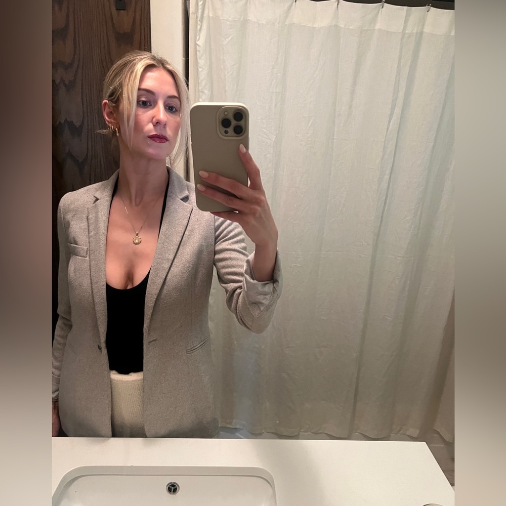 Banana Republic Gray Blazer